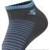 Skechers Ankle Socks Unisex 2 Pack 2 Pack (Gray/Black/043V), S