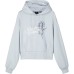 Skechers Colorful Sweatshirt Women's Pearl Blue Pearl Blue-01MZ, M