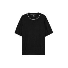 Skechers Drop Shoulder Sleeve T Shirt Women's Carbon Black Carbon Black 0018, S