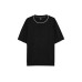 Skechers Drop Shoulder Sleeve T Shirt Women's Carbon Black Carbon Black 0018, S
