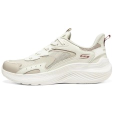 Skechers BOBS SQUAD WAVES Anti-Slip Wear-Resistant Low-Top Casual Shoes Men's White 118226-OFWT Ivory, 41