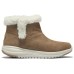 Skechers ON THE GO STELLAR Abrasion Resistant Slip Resistant Short Mid Calf Snow Boots Women's Chestnut Коричневый, 35.5