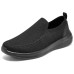 Skechers Anti Slip Wear Resistant Low Top Casual Shoes Men's Black Черный, 41.5
