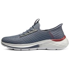 Skechers Cushioning Anti-Slip And Wear-Resistant Breathable Support Low-Top Casual Shoes Men's Gray Серый, 44
