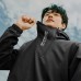 Skechers Outdoor Hiking Water-Resistant Warm Water-Repellent Windbreaker Jacket Men's Carbon Black сажа, M
