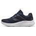 Skechers Anti-Slip Wear-Resistant Low-Top Running Shoes Men's Black White 42.5