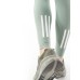 adidas Running Own The Run 7/8 leggings with phone pocket in silver green Серый, S