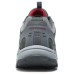 Skechers OUTDOOR MENS Anti-Slip Wear-Resistant Low-Top Casual Shoes Men's Charcoal Gray Red Charcoal Gray/Red, 45