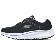 Skechers Go Run Consistent 2.0 Wear-resistant And Lightweight Low-Top Casual Running Shoes Women's Black White Черно-белый, 35.5