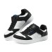 Skechers Anti Slip And Wear Resistant Breathable Low Top Kids' Skateboarding Shoes Black White Kids' Черно-белый, 30