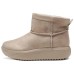 Skechers Bob's Wear-Resistant Slip-Resistant Short Snow Boots Women's Taupe Серо-коричневый, 38