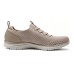 Skechers Cushioning Abrasion Resistant Breathable Low Top Running Shoes Women's Taupe Серо-коричневый, 35