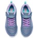 Skechers Anti-Slip Wear-Resistant Low-Top Kids' Running Shoes Gray Light Purple Kids' Gray/light purple, 28.5