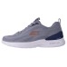 Skechers Cushioned Slip-Resistant Low-Top Casual Shoes Men's Gray Blue Gray Blue, 45