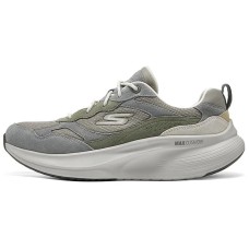 Skechers MEN'S GO WALK Cushioned Slip-Resistant Low-Top Casual Shoes Men's Gray White Taupe/TPE, 43.5