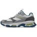 Skechers Cushioning, Wear Resistant Low Top Casual Shoes Men's Gray White Серый Белый, 43