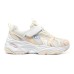 Skechers Anti-Slip Anti-Kick Kids Platform Sneakers White Apricot Kids' White Apricot, 37