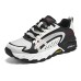 Skechers Max Protect Cushioned Slip-Resistant Abrasion-Resistant Low-Top Casual Shoes Men's Gray Black 40