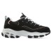 Skechers D'LITES Sparkling Rain Anti-Slip Wear-Resistant Low-Top Chunky Sneakers Women's Black White 35