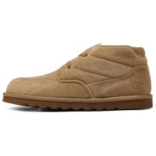 Skechers SKECHERS MENS USA Anti-Slip Wear-Resistant Mid-Top Casual Shoes Men's Brown Коричневый, 42