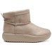 Skechers Bob's Wear-Resistant Slip-Resistant Short Snow Boots Women's Taupe Серо-коричневый, 38