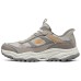 Skechers OUTDOOR Anti-Slip Wear-Resistant Low-Top Hiking Shoes Women's Gray Orange Gray Orange, 36