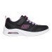 Skechers Durable Breathable Low-Top Kids' Running Shoes Black Purple Teenagers Черно-фиолетовый, 31