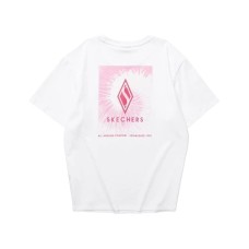Skechers Diamond Series T-Shirts Women's Bright White Белый, S