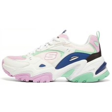 Skechers Stamina V2 Anti Slip Wear Resistant Low Top Chunky Sneakers Women's Multicolor 35