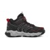 Skechers Velocitrek Slip Resistant Cushioning Wear Resistant Warm Low Top Kids Lifestyle Shoes Black Red Teenagers 28.5