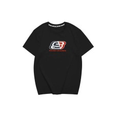 Skechers Drop Shoulder Sleeve T Shirt Unisex Carbon Black сажа, S