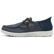 Skechers Slip Ins Non slip Lightweight Low Top Canvas Shoes Men's Marine Blue Синий, 39.5