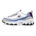Skechers D'LITES Series Cushioning, Slip Resistant, And Abrasion Resistant Kids Lifestyle Shoes Blue White Teenagers 27.5