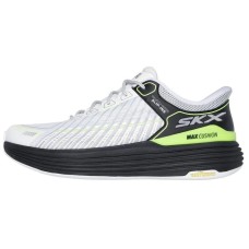 Skechers Slip Ins Slip Resistant Low Top Running Shoes Men's White Black