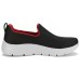 Skechers Cushioning Wear-Resistant Low-Top Casual Shoes Men's Black Red Красно-черный, 39.5