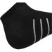 Skechers Ankle Socks Unisex 2 Pack 2 Pack (White/Carbon Black/038C), S