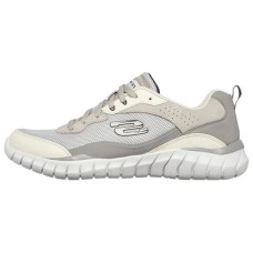 Skechers Overhaul Anti-Slip Wear-Resistant Low-Top Running Shoes Men's Light Gray 41