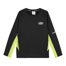 Skechers Grade School T-Shirts Carbon Black 0018, 165