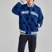 Skechers Puffer Jacket Unisex Blue Base Racing S Letter Large Grid All Over Print Blue Background Racing S Letter Large Grid Print/038A, XS