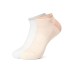 Skechers Ankle Socks Unisex 2 Pack 2 Pack (Bright White/Beige/043U), M