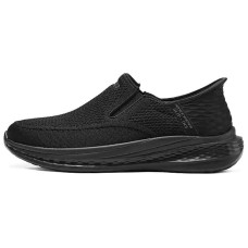 Skechers Street Breathable Support Lightweight Height Increasing Low-Top Casual Shoes Men's Black Черный, 39.5