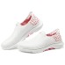 Skechers WOMEN'S GO WALK Slip-Resistant Breathable Lightweight Rebound Low-Top Casual Shoes Women's White Pink Белый Розовый, 37