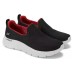 Skechers Cushioning Wear-Resistant Low-Top Casual Shoes Men's Black Red Красно-черный, 39.5