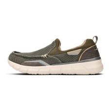 Skechers Slip-Resistant Low-Top Casual Shoes Men's Olive Green Зеленый, 41.5