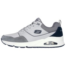Skechers Uno Anti-Slip Wear-Resistant Low-Top Casual Running Shoes Men's Gray Серый, 43