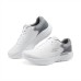 Skechers GO RUN Cushioned Slip-Resistant Low-Top Casual Shoes Men's White Gray White gray, 44.5