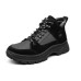 Skechers Roadies Martin Boots 'Black Grey' Women's 36