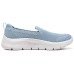 Skechers Go Walk Fle Anti-Slip Wear-Resistant Low-Top Sports Casual Shoes Women's Blue White 39