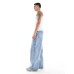 ASOS DESIGN super baggy jeans in 90's stone wash Синий, W30 L34