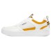 Skechers Sport Court 92 Anti-Slip Wear-Resistant Low-Top Skateboard Shoes Men's White Yellow 42
